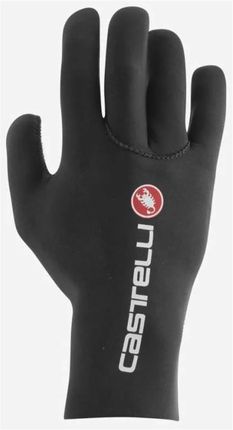 Rękawiczki Długie Castelli Diluvio C Czarny Biały / Rozmiar: L Xl