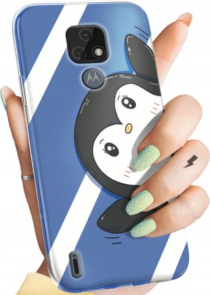 Etui Do Motorola Moto E7 Pingwinek Pingwin