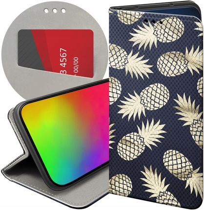 Etui Z Klapką Do Huawei P20 Ananas Futerał