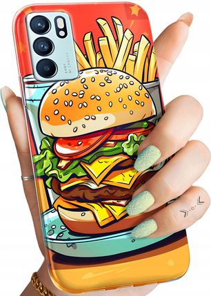 Hello Case Etui Do Oppo Reno 6 5G Hamburger Burgery