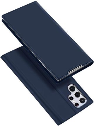 Dux Ducis Skin Pro Kabura Etui Pokrowiec Z Klapką Samsung Galaxy S22 Ultra Niebieski