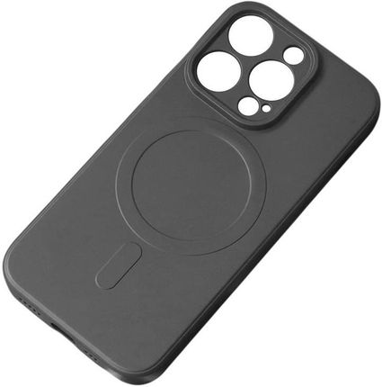 Hurtel Silikonowe Magnetyczne Etui Iphone 13 Pro Silicone Case Magsafe   Czarne