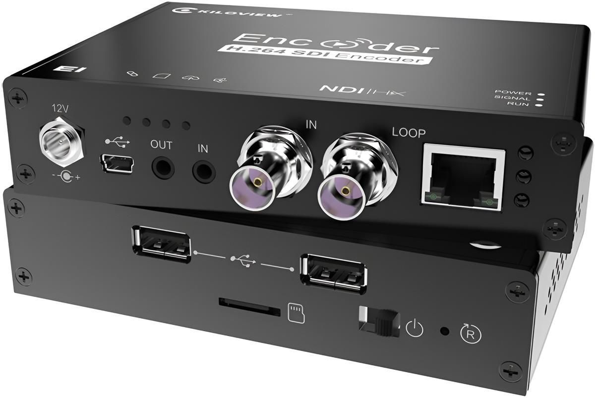 Kiloview E1-s NDI HX Encoder , Enkoder SDI do NDI, HX, Streamer SRT ...
