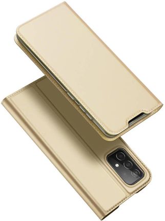 Dux Ducis Skin Pro Kabura Etui Pokrowiec Z Klapką Samsung Galaxy A73 Złoty