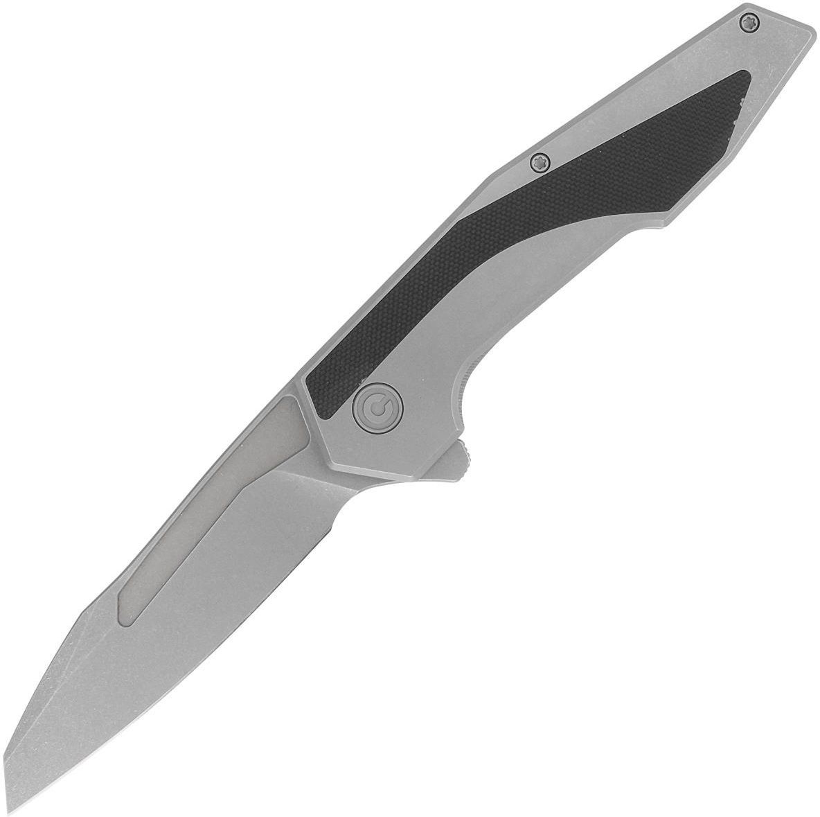 Civivi Knife By We Nóż Składany Hypersonic Gray Steel Black G10