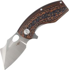 Bestech Knives Nóż Składany Lizard Black Orange G10 Satin Bead Blast D2 Bg39A