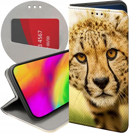 Etui Do Samsung Galaxy A22 5G Gepard Cętki