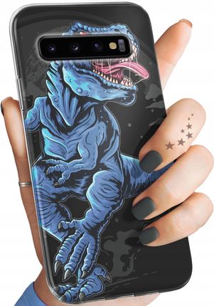 Etui Do Samsung Galaxy S10 Dinozaury Obudowa
