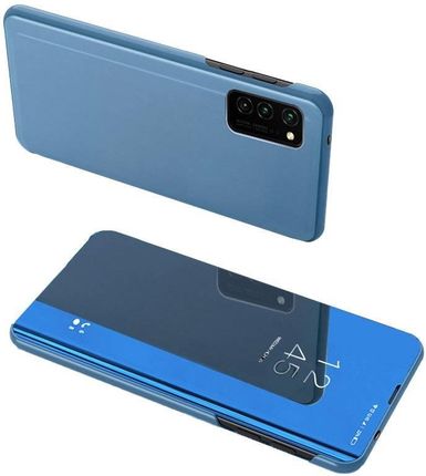 Other Clear View Case Futerał Etui Z Klapką Samsung Galaxy A72 4G Niebieski