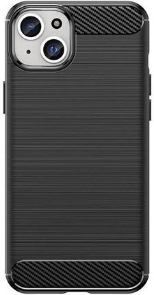 Hurtel Elastyczne Etui Wzór Karbon Do Iphone 15 Plus Carbon Case   Czarne