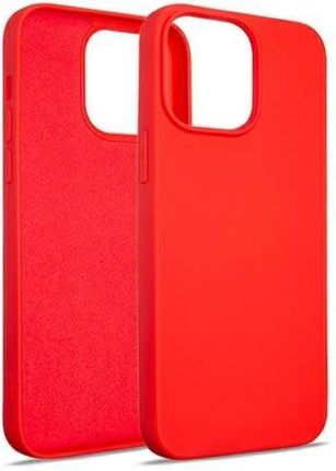 Beline Etui Silicone Iphone 15 Pro Max 6 7" Czerwony Red