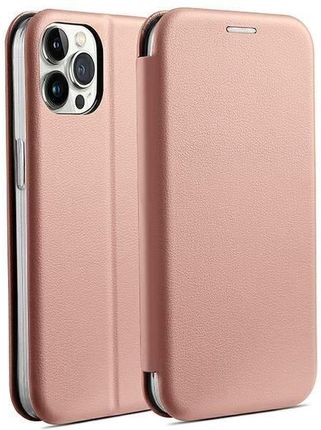Beline Etui Book Magnetic Iphone 15 Pro 6 1" Różowo Złoty Rose Gold