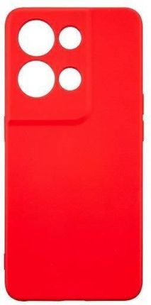 Beline Etui Silicone Oppo Reno 8 Pro Czerwony  Red