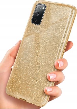Etui Case Glitter 3W1 Do Samsung Galaxy S20 Złote
