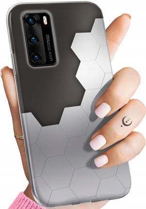 Etui Do Huawei P40 Szare Metallic Grey Case