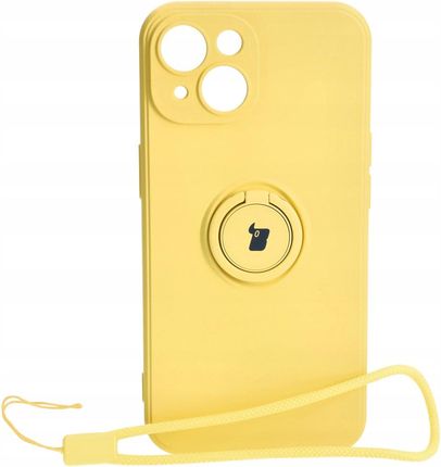 Etui Silikonowe Bizon Do Iphone 15 Obudowa Case Z Uchwytem Cover