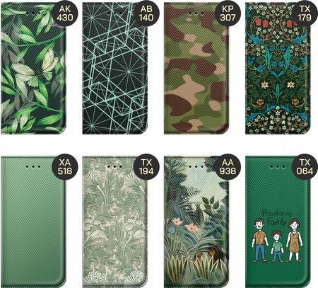Etui Z Klapką Do Oppo A52 Zielone Green Case - zdjęcie 5