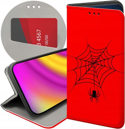 Etui Do Realme 8 5G Pająk Spider Pajęczyna