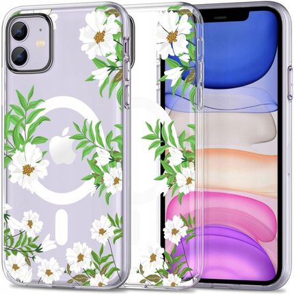 Tech Protect Magmood Magsafe Iphone 11 Spring Daisy