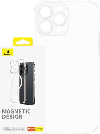 Magnetyczne Etui Na Telefon Iphone 15 Promax Baseus Os Lucent Series Przezroczysty