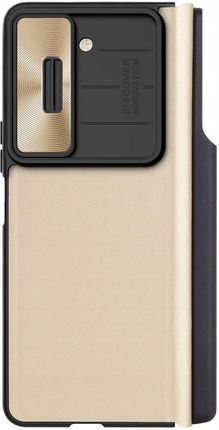Nillkin Qin Leather Pro Etui Z Klapką Do Samsung Galaxy Z Fold 5 Złote