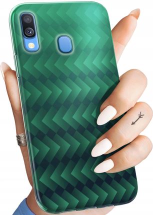 Etui Do Samsung Galaxy A40 Zielone Green