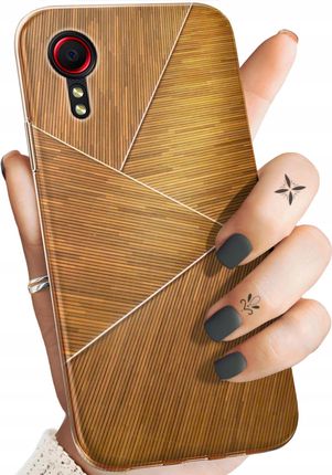 Etui Do Samsung Galaxy Xcover 5 Brązowe Case