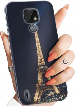 Hello Case Etui Do Motorola Moto E7 Paryż Francja