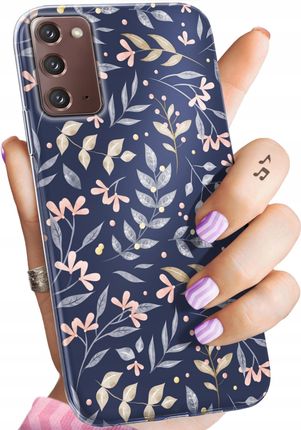 Hello Case Etui Do Samsung Galaxy Note 20 Floral Guma