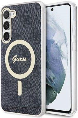 Guess Etui 4G Magsafe Do Samsung Galaxy S23 Czarny  