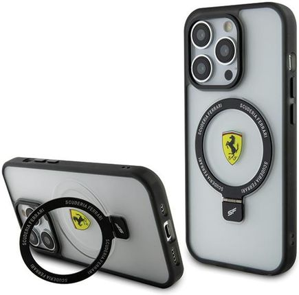 Ferrari Fehmp15Xuscah Iphone 15 Pro Max 6 7" Transparent Hardcase Ring Stand 2023 Collection Magsafe