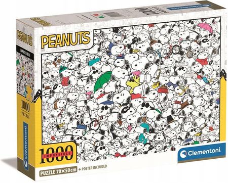 Clementoni Compact Impossible Peanuts 1000 el. 39804