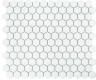 Dunin House Loves Mini Hexagon White Mat 26x30