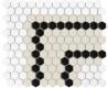 Dunin House Loves Mini Mini Hexagon Stripe 5.3.C Mat 26x30