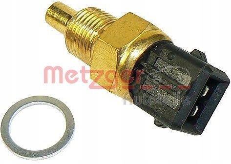 Metzger 0905132 - Sensore Temperatura Refrigerante (Acqua) Con Guarnizione, 2 Poli, Colore Nero, Per Auto, Moto E Biciclette