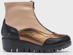 Botki  WONDERS   SASHA  C-33302 WILD I NEGRO GLOW PLOMO (40, Capucino)
