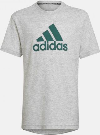 T-Shirt Koszulka Dziecięca Adidas Szara Z Krótkim Rękawem