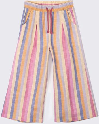 Spodnie tkaninowe wielokolorowe typu CULOTTE