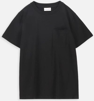 T-shirt z krótkim rękawem czarny z kieszonką