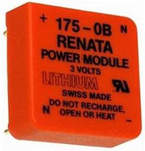 Bateria litowa 175-0B 235mAh 3V Renata