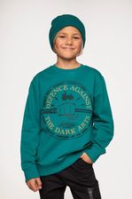 Bluza dresowa zielona z nadrukiem, licencja HARRY POTTER