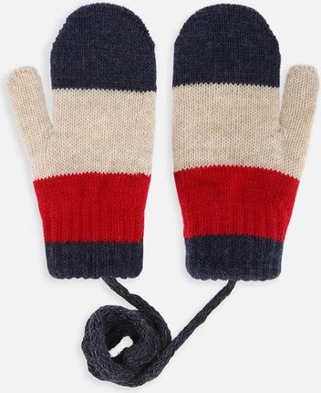Rękawiczki chłopięce dwupalczaste swetrowe