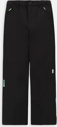 Spodnie softshell chłopięce w stylu sportowym z powłoką DWR