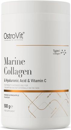 Ostrovit Marine Collagen Hyaluron Vitc 500G Ananas Mango