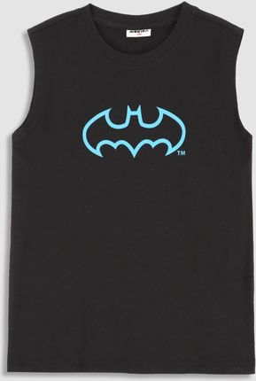 Koszulka bez rękawów czarny tank top z licencją BATMAN