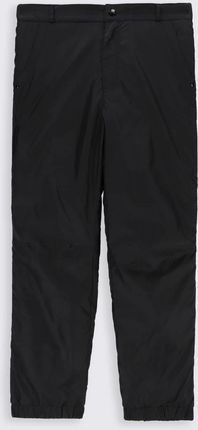 Spodnie ocieplane czarne z kieszeniami