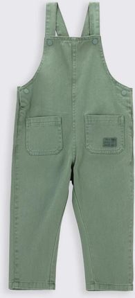 Spodnie jeansowe khaki na szelkach z bawełnianą podszewką