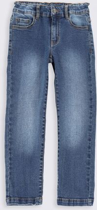 Spodnie jeansowe granatowe z kieszeniami o fasonie REGULAR