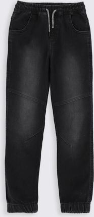 Spodnie jeansowe czarne JOGGER z kieszeniami
