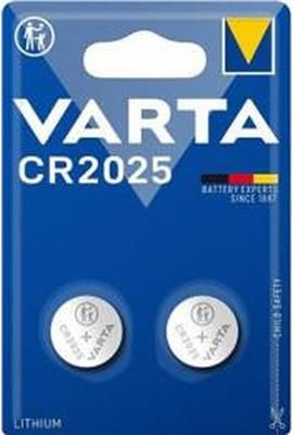 Bateria CR2025 3.0V 170mAh Varta 2szt
